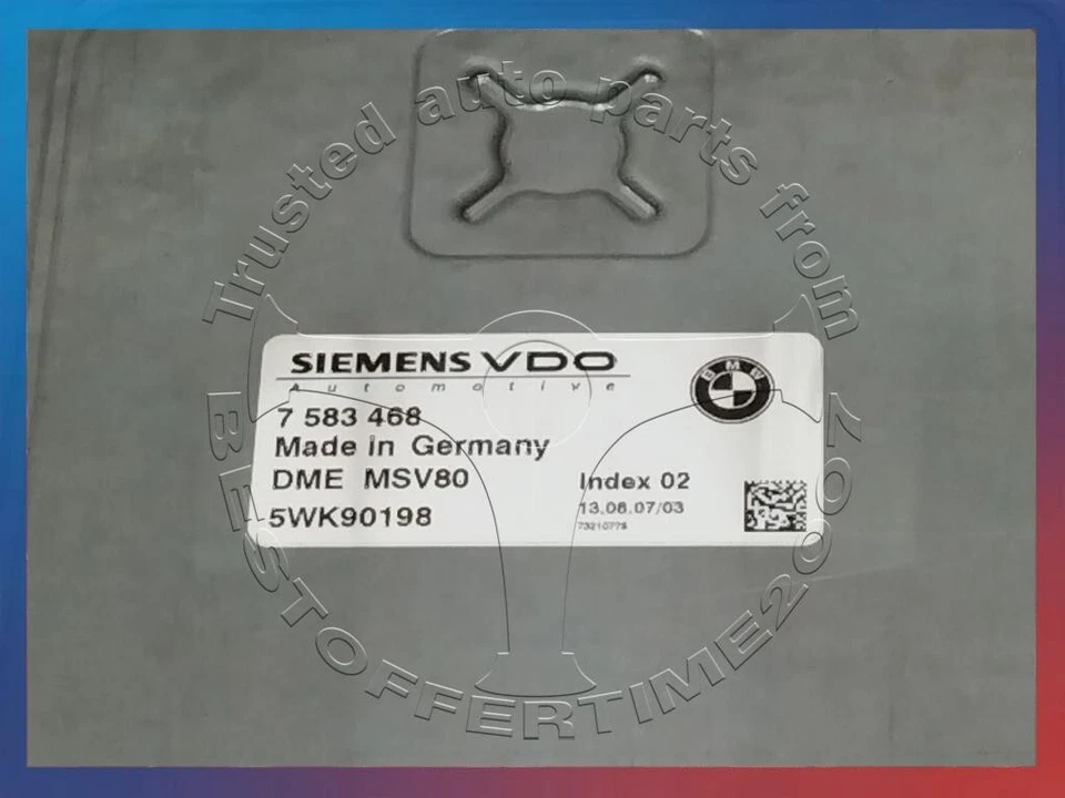 BMW 3 5 X5 series E90 E60 E70 2.8i 3.0si N52N ENGINE DME MSV80 CAS3 KEY LOCK SET - Изображение 4 из 4