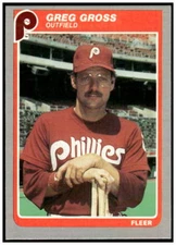 1985 Fleer #251 Greg Gross NM