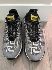 Versace Trigreca Mens Low Top Geometric Sneak...