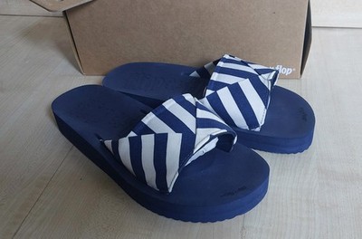 Neu & OVP Original Flip*Flop Schuhe Gr. 39 blau weiß 