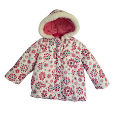 Oshkosh B'gosh Puffer jacket Pink Floral Sz 4T