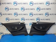 BMW 4 SERIES DOOR PANEL CARD REAR PAIR LEFT RIGHT SIDE F32 BLACK HARMAN HOLES