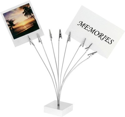 8- Fily Tree P Holder Stand, Sier Alli Clip Memo