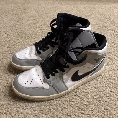 Nike Air Jordan 1 Mid Light Smoke Grey Size 10