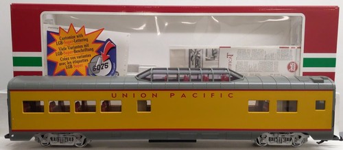 Coche de pasajeros LGB 31580 Union Pacific Vista domo - ruedas de metal EX/caja | Zustand: Used