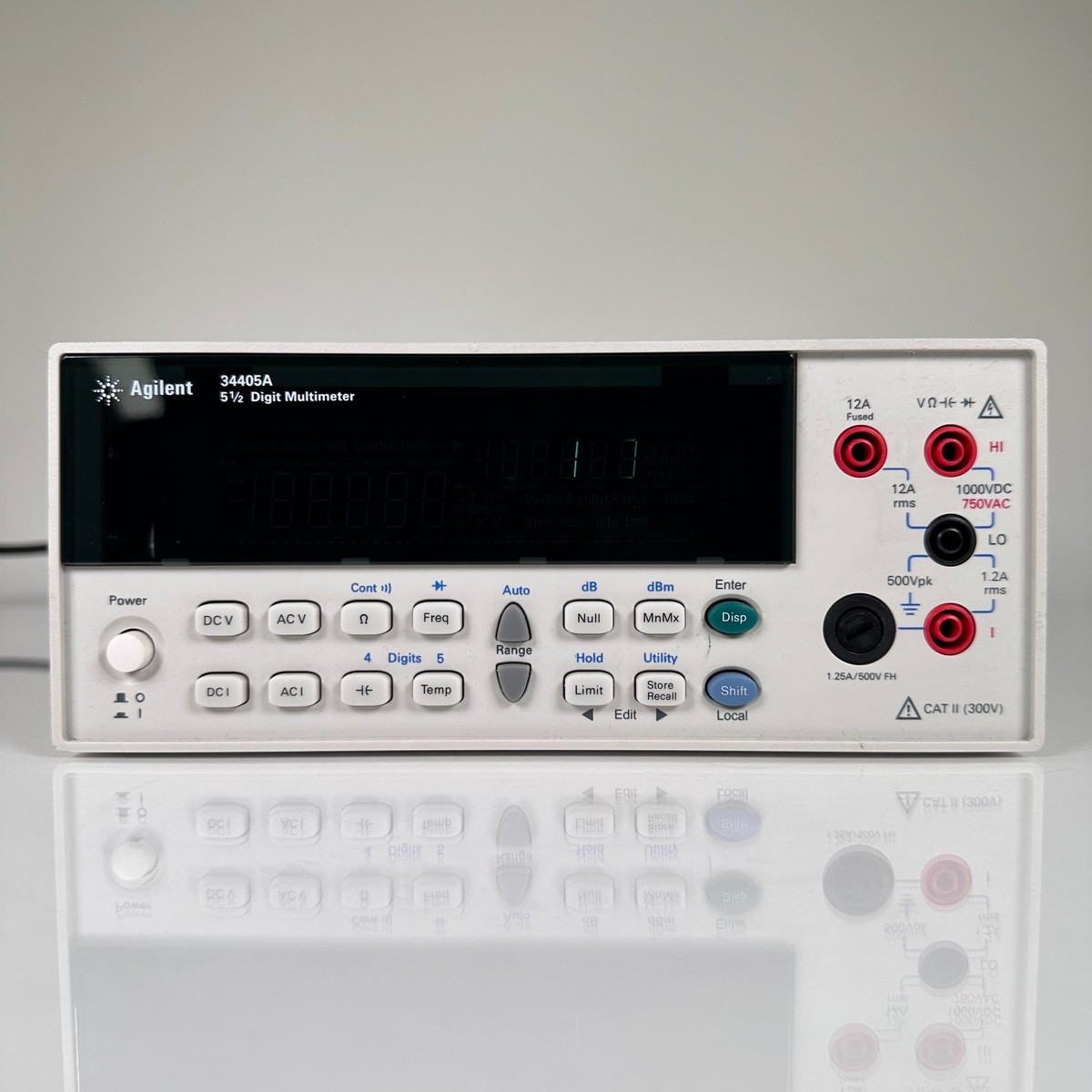 Agilent 34405A 5.5桁 デュアルディスプレイ マルチメーター HP/Keysight Agilent 34405A DMM 5½ Digital Multimeter (USA Seller
