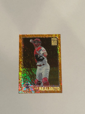 2021 Topps Archives 2001 Topps Orange Hot Foil 10/15 JT Realmuto #223 1u6