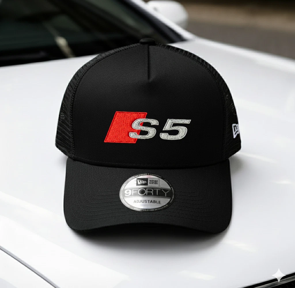 Audi S5 9FORTY Trucker Cap Adjustable Embroidered Logo Mesh Hat
