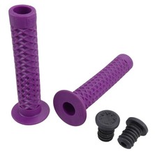 Cult Vans open end BMX bicycle grips with bar ends 150mm PURPLE