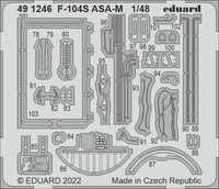 Eduard Accessories 491246 - 1:48 F-104S ASA-M For Kinetic - Neu