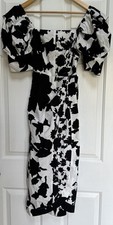 Christopher John Rodgers X Target New 4 Floral Puff Sleeve Faux Wrap Dress
