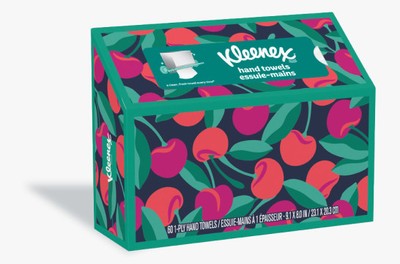 Kleenex Hand Towels Fresh Cottony Soft Absorbent Dry Touch Fibers 60ct Pack of 6
