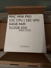 NEW Re-furb Mac Mini M4 Pro 64GB RAM 12 CPU / 16 GPU 512GB SSD 1 YR WARRANTY