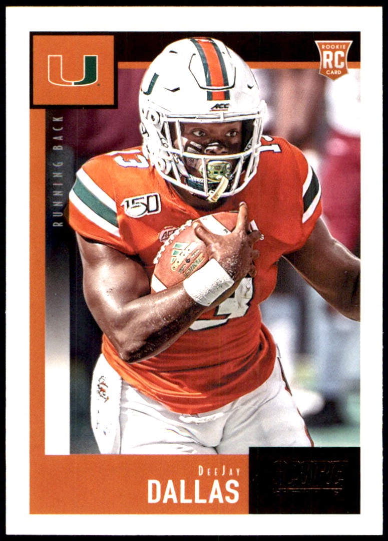 DeeJay Dallas Panini Score #392 Signature