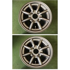 Jdm Used Watanabe 14-inch Aluminum Wheels B-type 2-piece Set 14x6j A No Tires