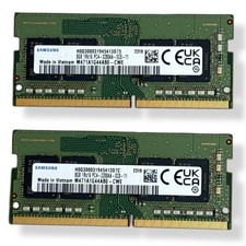 16GB 2x8GB Samsung DDR4 3200MHz PC4-25600 SODIMM Laptop RAM M471A1G44AB0-CWE