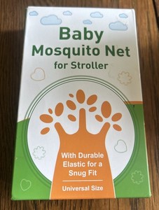 UNIVERSAL BACKPACKERS Baby Mosquito Net For Stroller (WHITE) Open Box