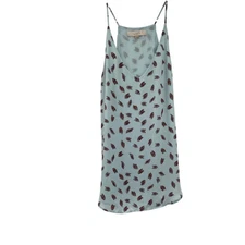 Loft Womens Multicolor Print Sleeveless Top V-Neck Size Small