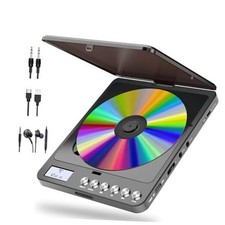 Portable CD Player with Bluetooth and FM Transmitter, 766-Bluetooth Black