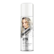 Glitter Hair Colour Spray, Silver Sparkle, 125ml, Loose