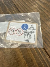 Wacker Neuson lifting point label decal OEM part # 5100031690
