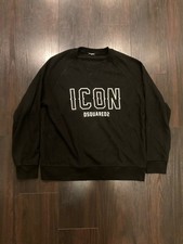 Black Dsquared2 Icon Sweatshirt Size Medium