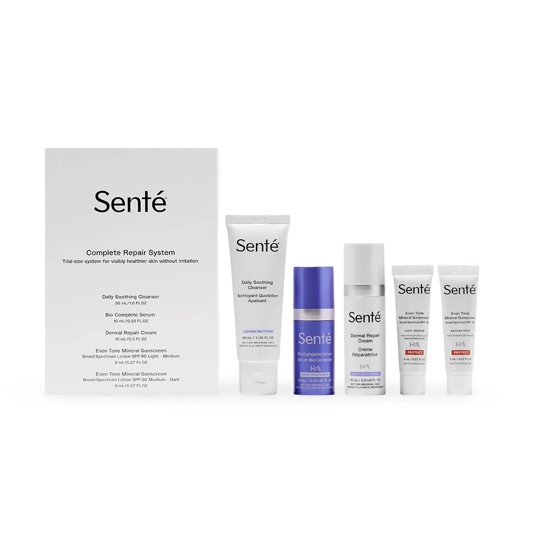 Senté Labs - Complete Repair System Kit, 4-Step Skincare Set (Value $99+)