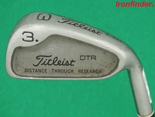 Titleist DTR Single 3 Iron Steel Shaft Regular Flex Mens Right Handed