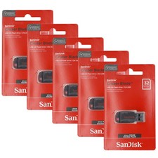 5x SanDisk Cruzer Blade USB Flash Drive - 32GB Red