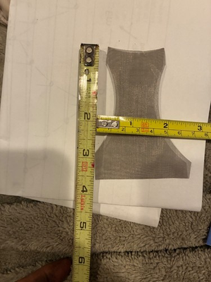 #ad Inconel wire screen fine mesh $3.00