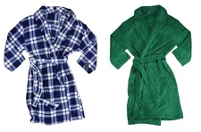 Nautica Plush Fleece Belted w/Pockets Men's Bathrobe OSFM NWT Pick Color/Pattern