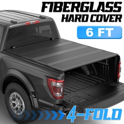 Hard Truck Bed Tonneau Cover For Toyota Tacoma w/ 6FT Long Bed 2024 2025 2026