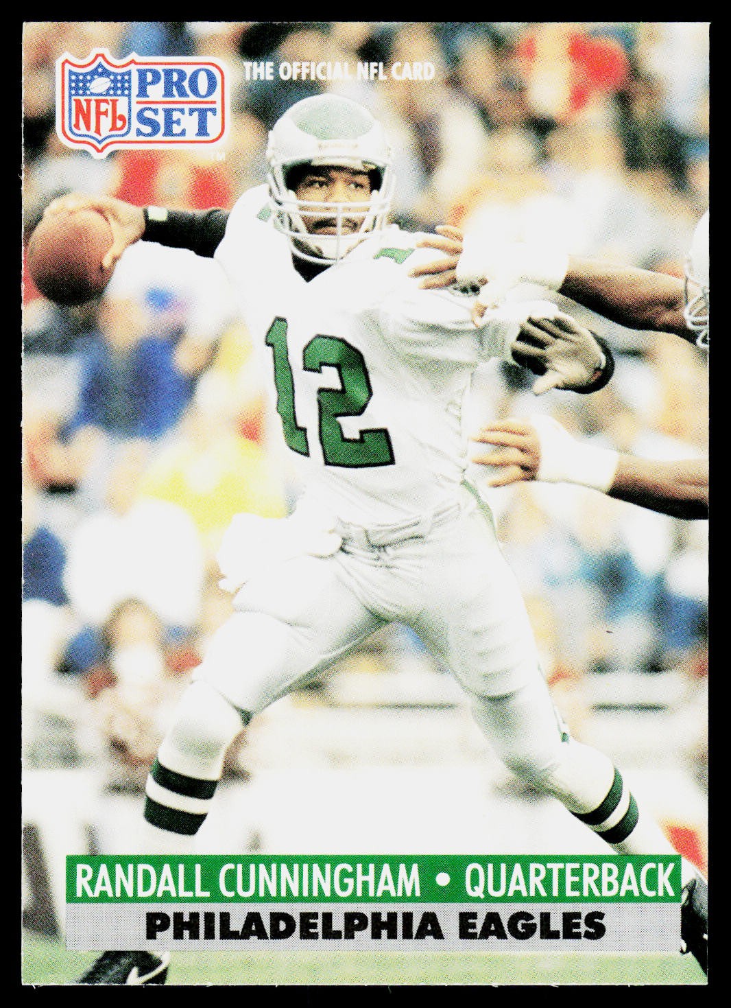 1991 Pro Set Randall Cunningham #256 Philadelphia Eagles