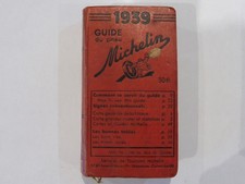 ANCIEN GUIDE MICHELIN  1939  FRANCE   BON ETAT  A VOIR  !! RARE !!