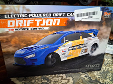 Haiboxing 1:18 4WD RTR Brushed Electric Remote Control Drift Car Blue/Yellow