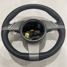 Porsche 997 PDK Multifunction Steering Wheel Black Leather