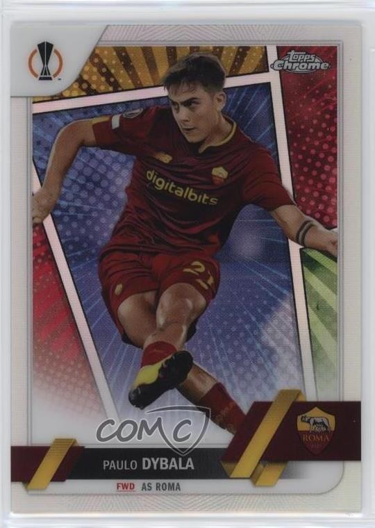 2022 Topps Chrome UEFA Club Competitions Hero Variation Paulo Dybala #159 15hl