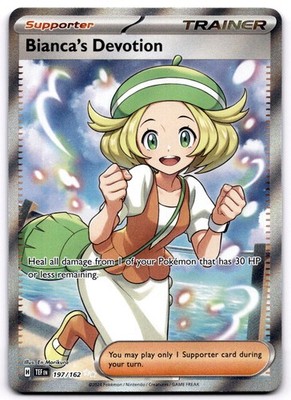 Bianca's Devotion 197/162 SV Temporal Forces Ultra Rare Pokemon Card - NM