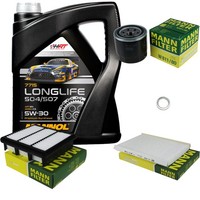Mann Inspektionspaket 5L Mannol Longlife 5W-30 FüR Hyundai I30 1.4 1.6 2.0