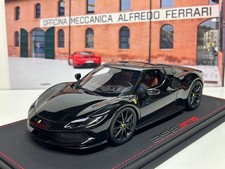 BBR 1 18 Ferrari 296 GTB Nero Daytona Ferrari miniature car P18210E1