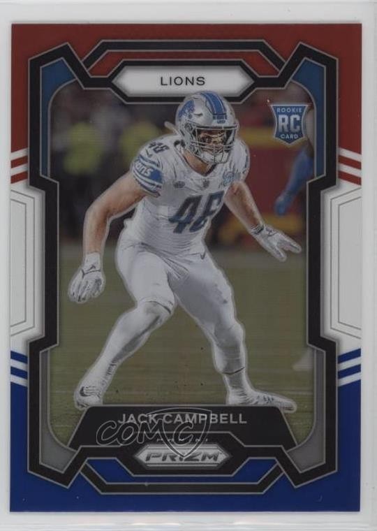 2023 Panini Prizm Rookies Red White & Blue Prizm Jack Campbell #330 1g4r