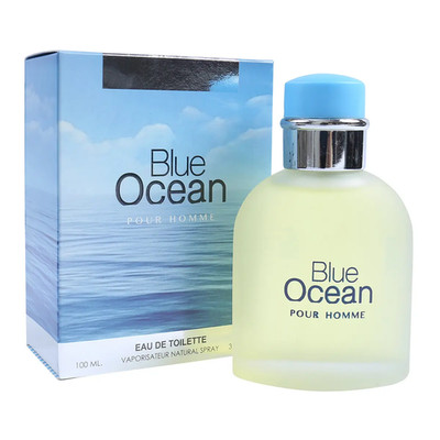 MCH Blue Ocean Pour Homme Eau De Toilette Natural Spray Cologne for Men 100Ml Ar