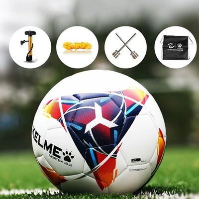 KELME Professional Football Soccer Ball TPU Size 3 Size 4 Size 5 Red Green Goal