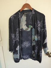 Citron Santa Monica Jacket Womens Petite Medium silk butterfly and bamboo