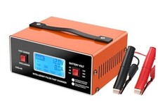 8 Volt Battery Charger Automotive 0-10A, Smart Car Golf Cart Battery Orange