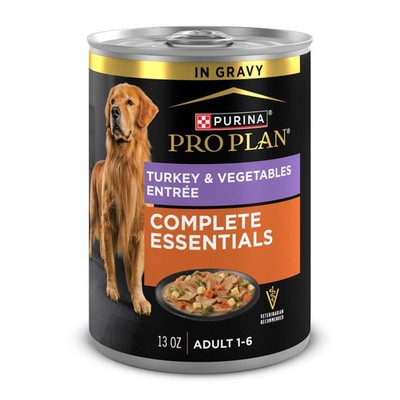 Purina Pro Plan Complete Essentials Turkey and Vegetables Entree In Wet Dog F...
