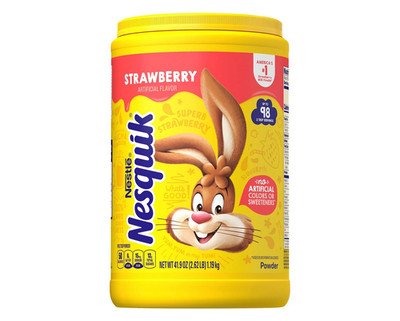 Nesquik Strawberry Powder Drink Mix 41.9 oz   Fortified & Delicious