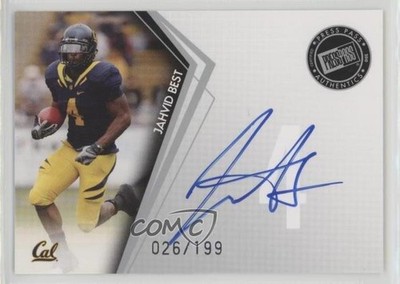 2010 Press Pass Signings Silver 26/199 Jahvid Best #PPS-JB Rookie Auto RC 0v1