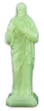 Sacred Heart of Jesus 2.25" Glow in Dark Statue - Religious Figurine Decor