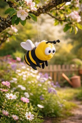 Biene Garten Deko Beleuchtet NEU Dekoration Geschenkidee Handmade Terasse Deko 